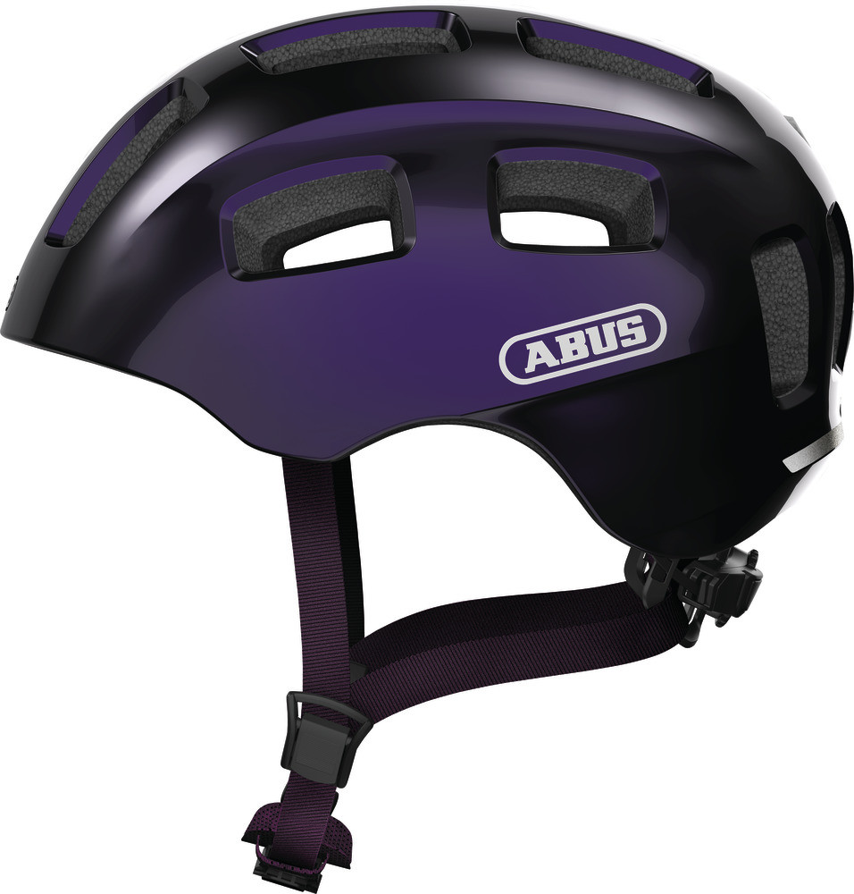 Image of ABUS kerékpáros gyerek sisak Youn-I 2.0, In-Mold, black violet, M (52-57 cm)
