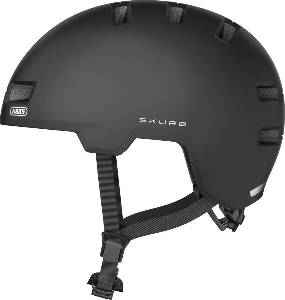 Image of ABUS kerékpáros városi sisak Skurb, ABS, titan, L (58-61 cm)