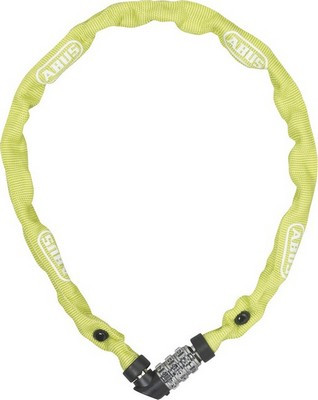 Image of ABUS láncos lakat számzárral Web 1200/60, lime