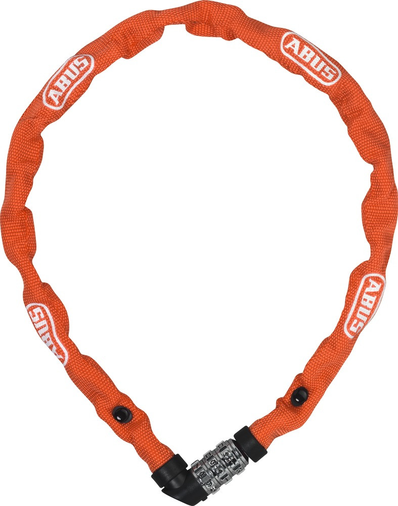 Image of ABUS láncos lakat számzárral Web 1200/110, color (piros, narancs, lime vegyesen)