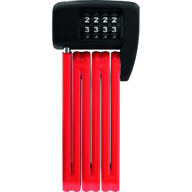 Image of ABUS hajtogatható lakat számzárral BORDO Lite Mini 6055C/60, piros