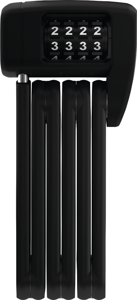 Image of ABUS hajtogatható lakat számzárral BORDO Lite Mini 6055C/60, SH tartóval, fekete