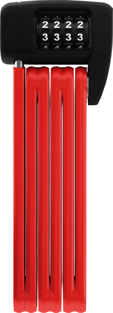 Image of ABUS hajtogatható lakat számzárral BORDO Lite 6055C/85, SH tartóval, piros