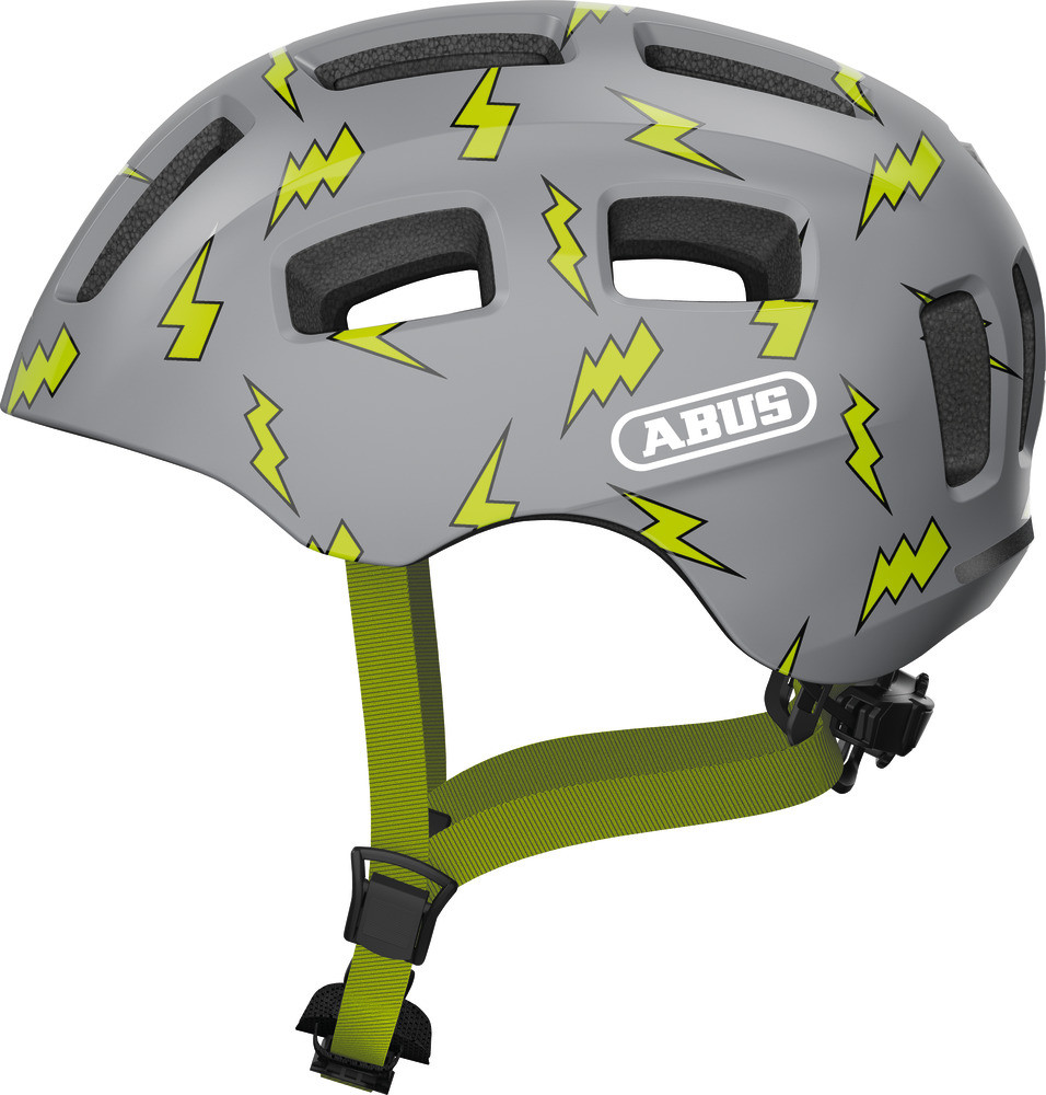 Image of ABUS kerékpáros gyerek sisak Youn-I 2.0, In-Mold, grey flash, S (48-54 cm)