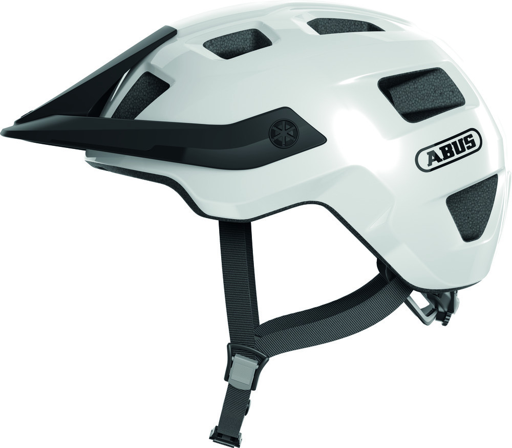 Image of ABUS kerékpáros sport sisak MoTrip, In-Mold, shiny white, L (57-61 cm)