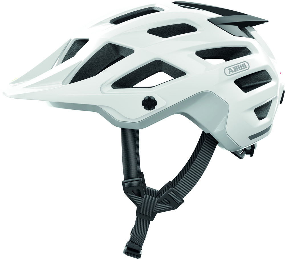 ABUS kerékpáros sport sisak Moventor 2.0, In-Mold, shiny white, M (54-58 cm)