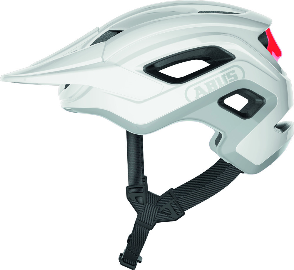 Image of ABUS kerékpáros sport sisak Cliffhanger, In-Mold, shiny white, L (57-61 cm)