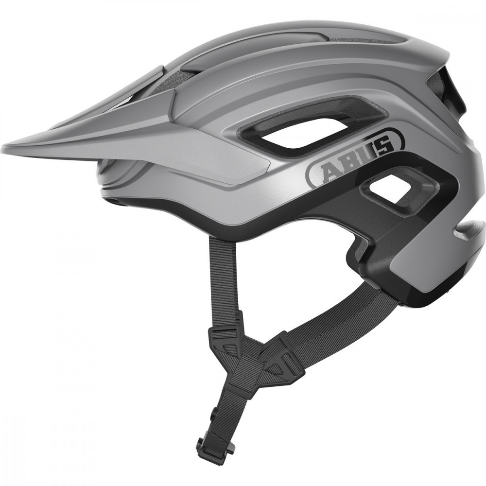 Image of ABUS kerékpáros sport sisak Cliffhanger, In-Mold, gleam silver, M (54-58 cm)