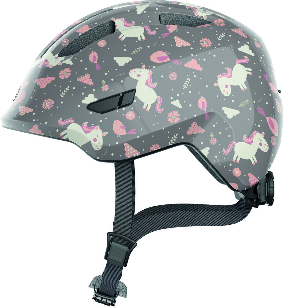Image of ABUS kerékpáros gyerek sisak Smiley 3.0, In-Mold, grey horse, M (50-55 cm)