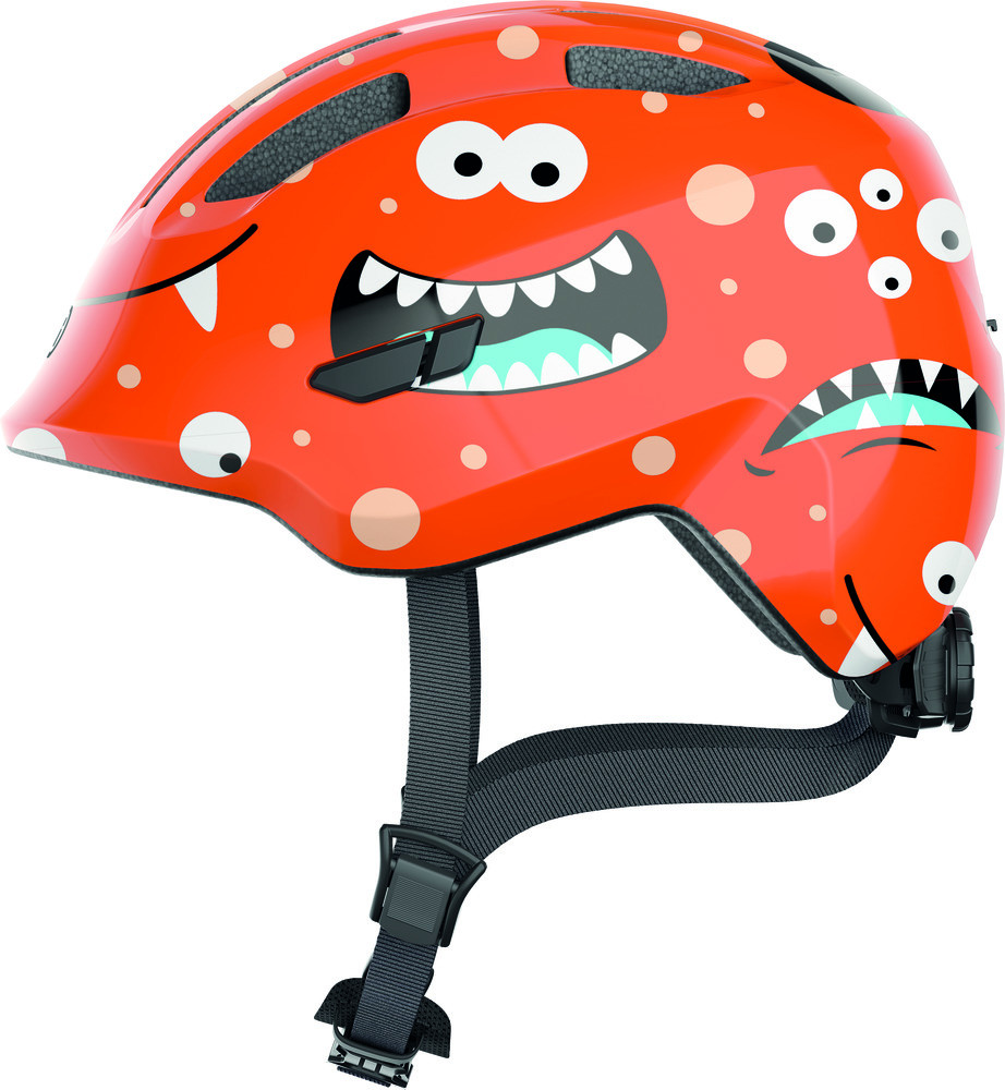 Image of ABUS kerékpáros gyerek sisak Smiley 3.0, In-Mold, orange monster, S (45-50 cm)