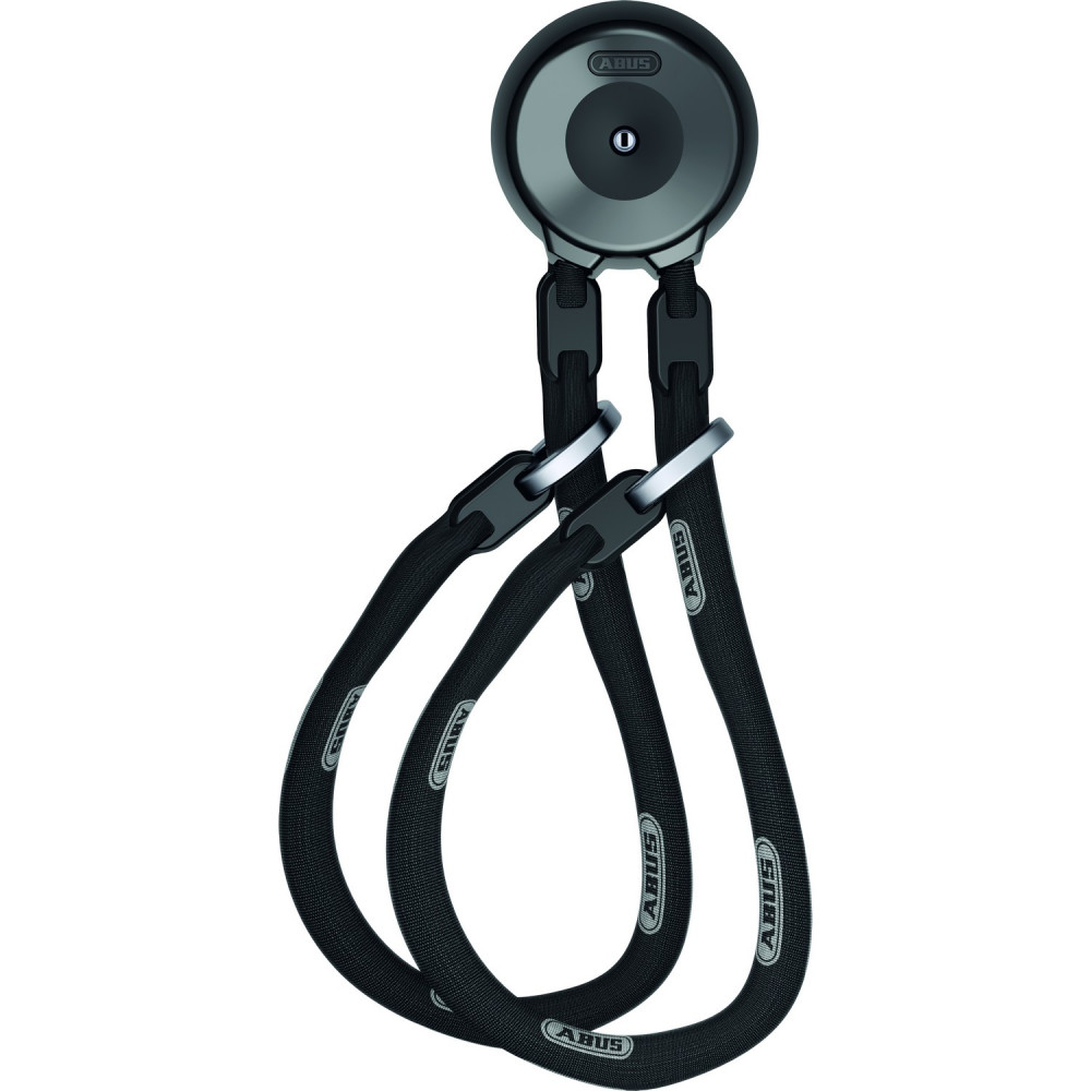 Image of ABUS kiegészítő kampó lánccal WCH90 + TwinChain 9KS/110 LOOP dupla lánccal, falra erősíthető