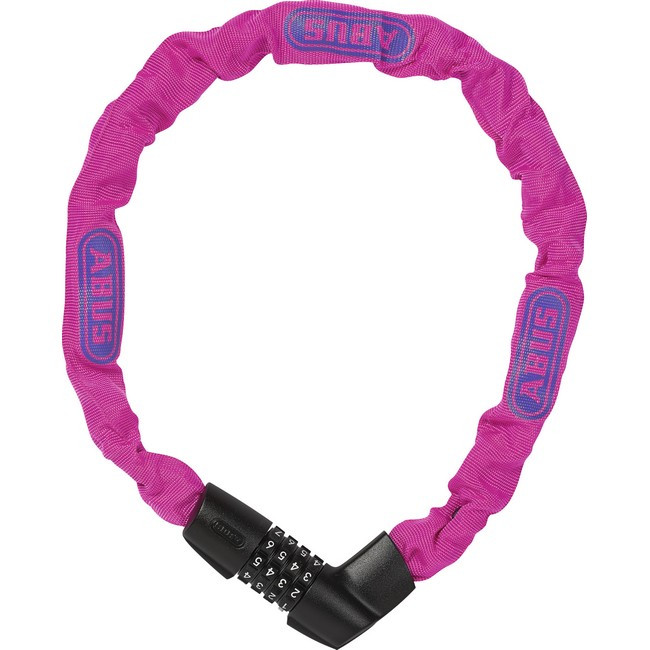 Image of ABUS láncos lakat számzárral Tresor 1385/75, neon pink (6mm)