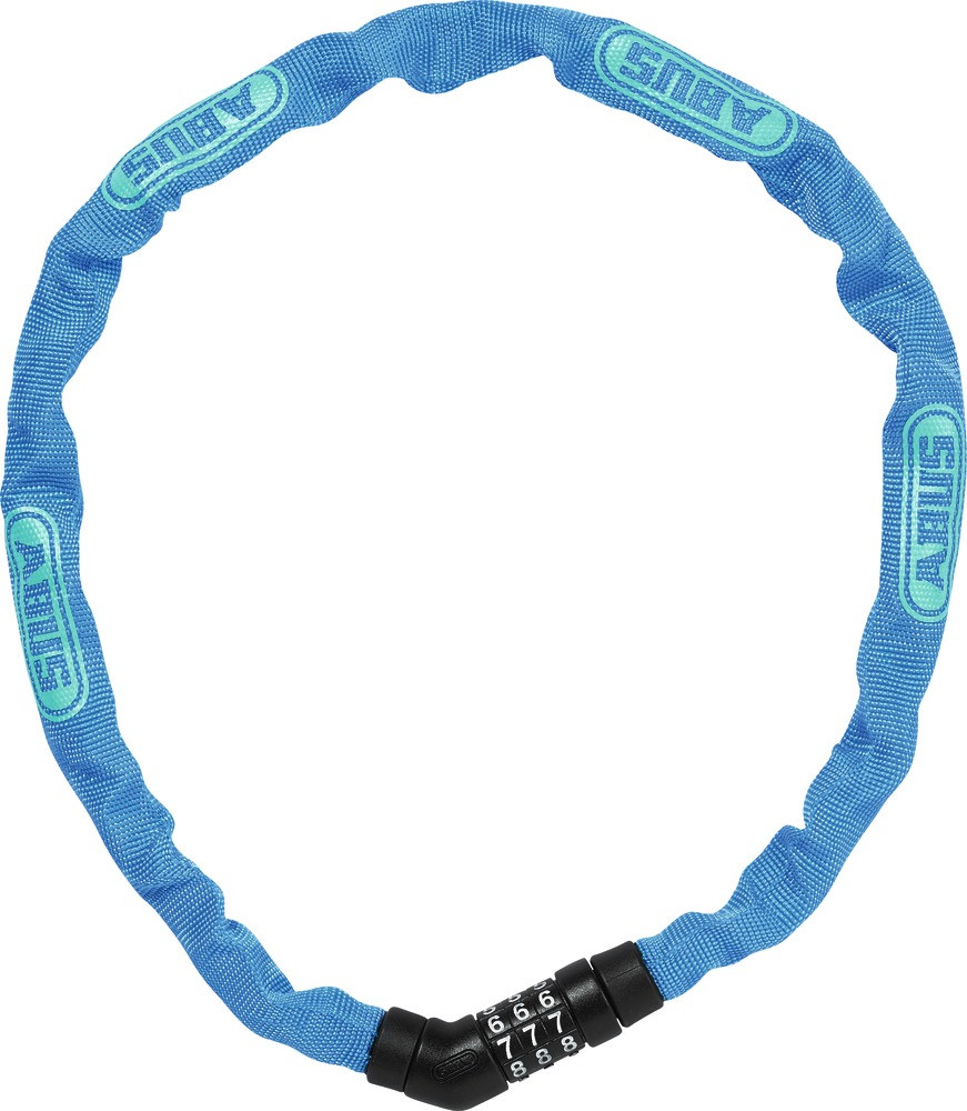 Image of ABUS láncos lakat számzárral Steel-O-Chain 4804C/75, kék