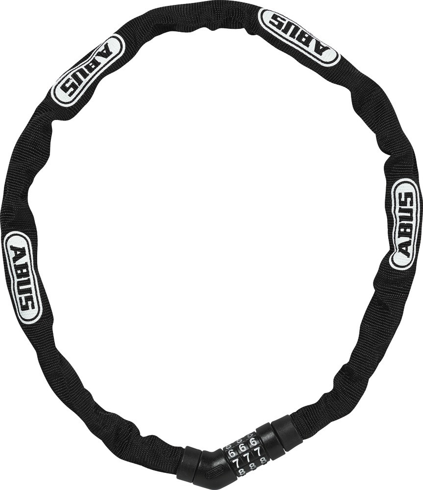 Image of ABUS láncos lakat számzárral Steel-O-Chain 4804C/75, fekete