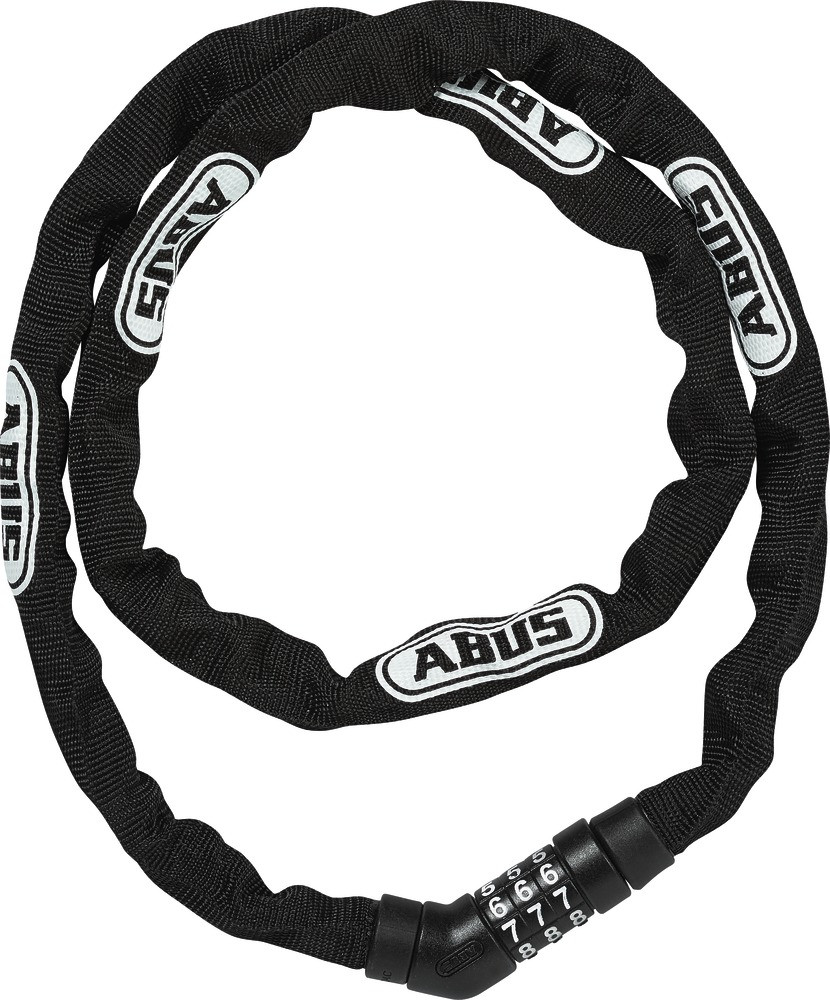 Image of ABUS láncos lakat számzárral Steel-O-Chain 4804C/110, fekete