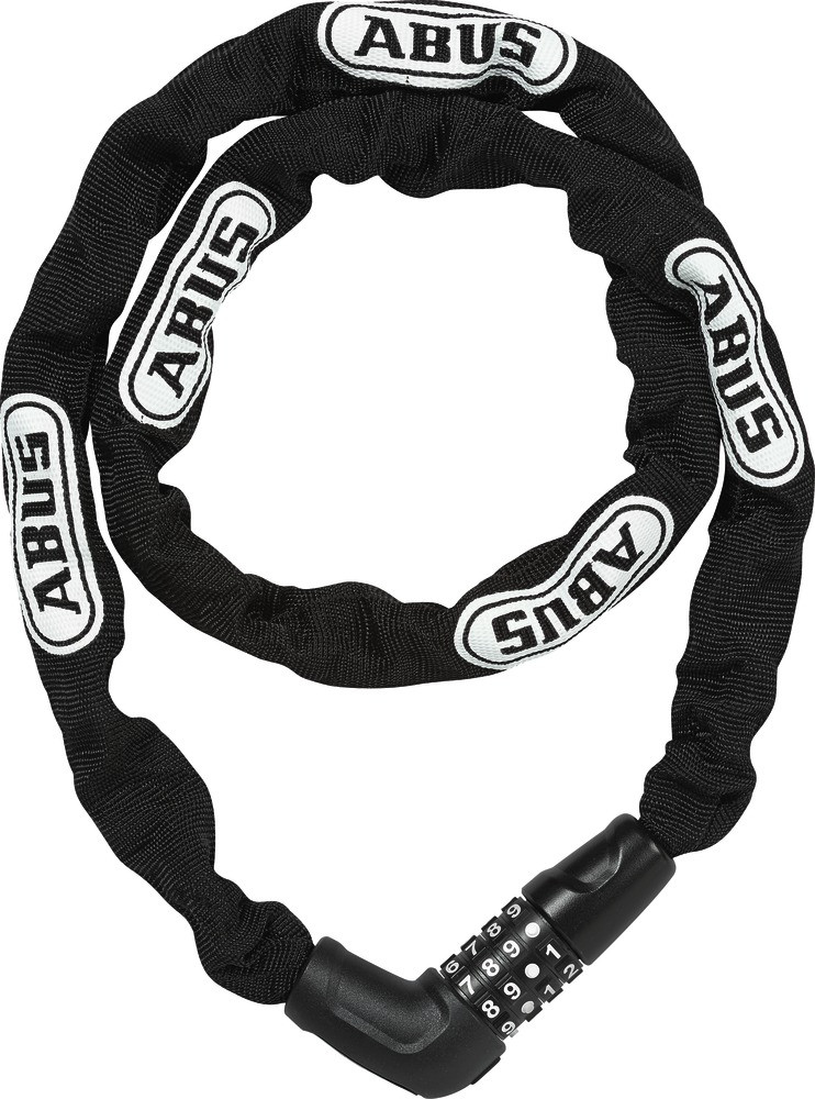 Image of ABUS láncos lakat számzárral Steel-O-Chain 5805C/110, fekete