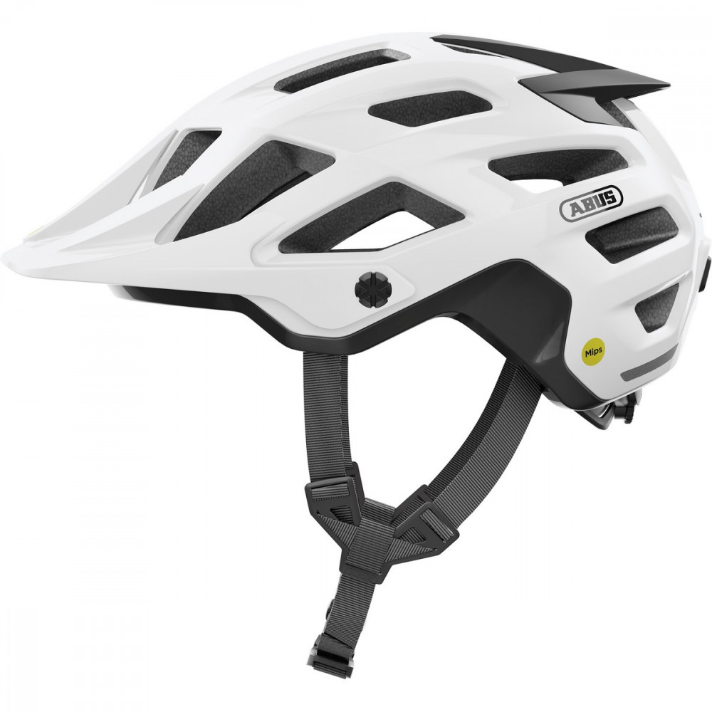 Image of ABUS kerékpáros sport sisak Moventor 2.0 MIPS, In-Mold, shiny white, S (51-55 cm)