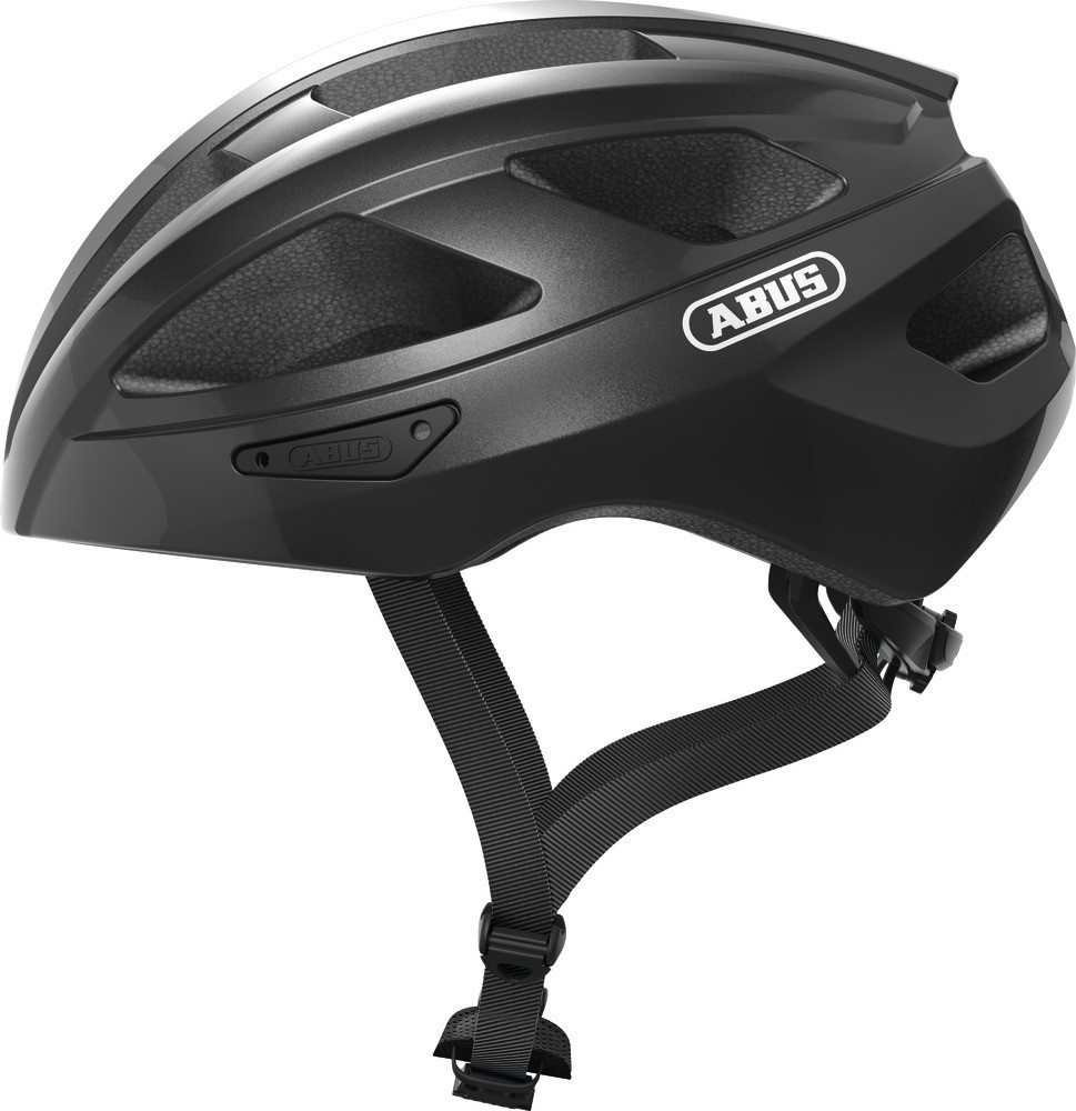 Image of ABUS kerékpáros sport sisak Macator, In-Mold, titan (fényes), L (58-62 cm)