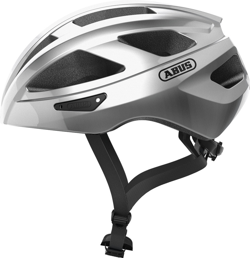 Image of ABUS kerékpáros sport sisak Macator, In-Mold, gleam silver, S (51-55 cm)