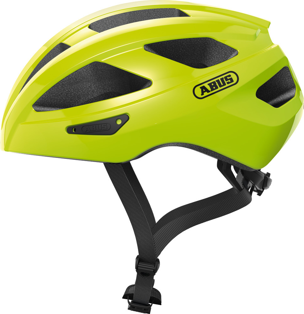 Image of ABUS kerékpáros sport sisak Macator, In-Mold, signal yellow, L (58-62 cm)