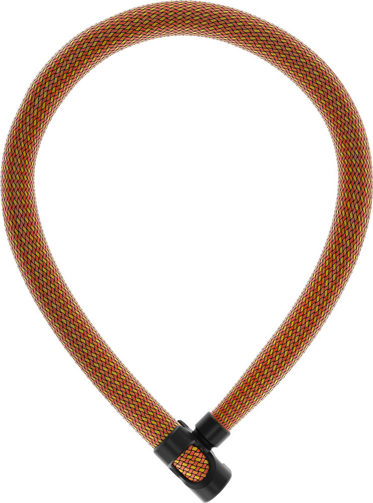 Image of ABUS láncos lakat IvyTex Chain Color 7210/85, sparkling orange