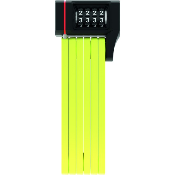 Image of ABUS hajtogatható lakat számzárral uGrip BORDO 5700C/80, SH tartóval, lime