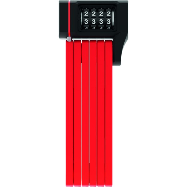Image of ABUS hajtogatható lakat számzárral uGrip BORDO 5700C/80, SH tartóval, piros