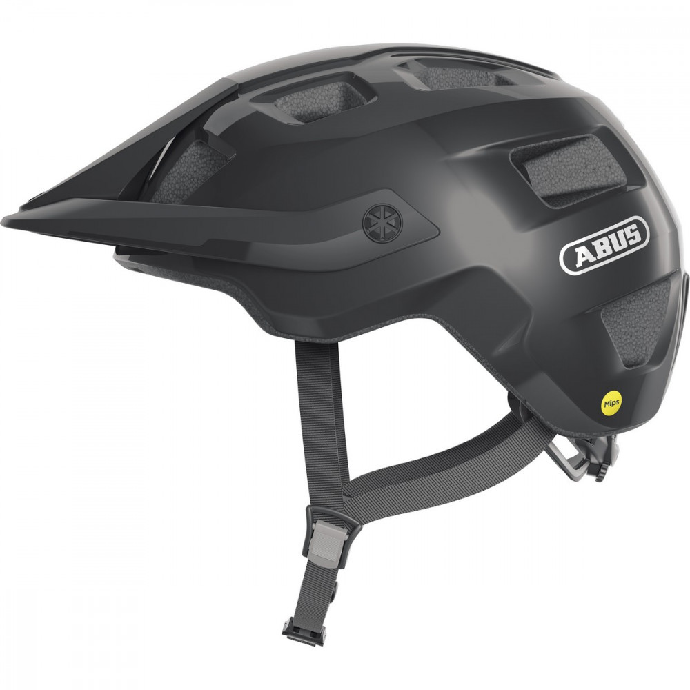 Image of ABUS kerékpáros sport sisak MoTrip MIPS, In-Mold, shiny black, L (57-61 cm)