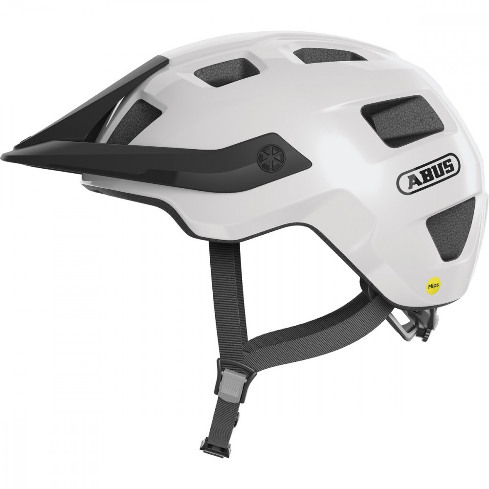 Image of ABUS kerékpáros sport sisak MoTrip MIPS, In-Mold, shiny white, S (51-55 cm)