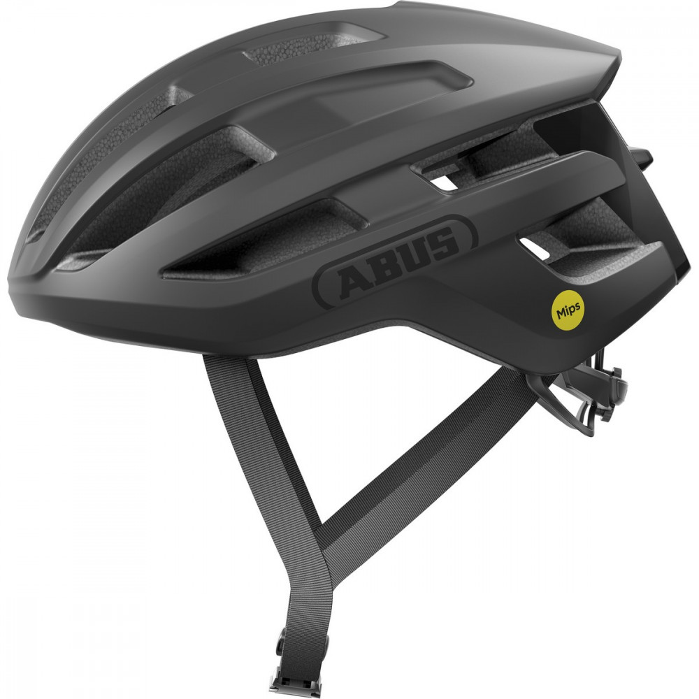 Image of ABUS kerékpáros sport sisak Powerdome MIPS, In-Mold, velvet black, L (57-61 cm)