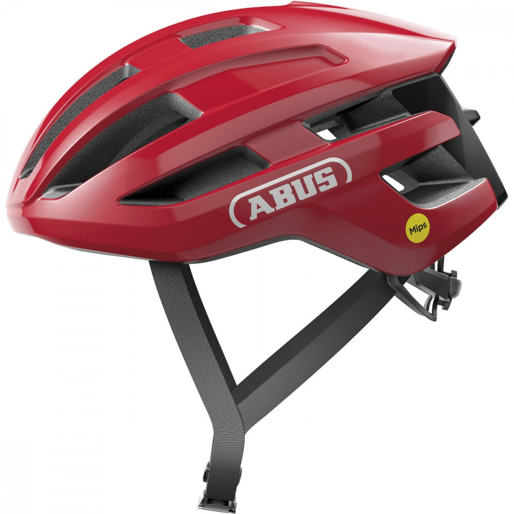 Image of ABUS kerékpáros sport sisak Powerdome MIPS, In-Mold, blaze red, L (57-61 cm)