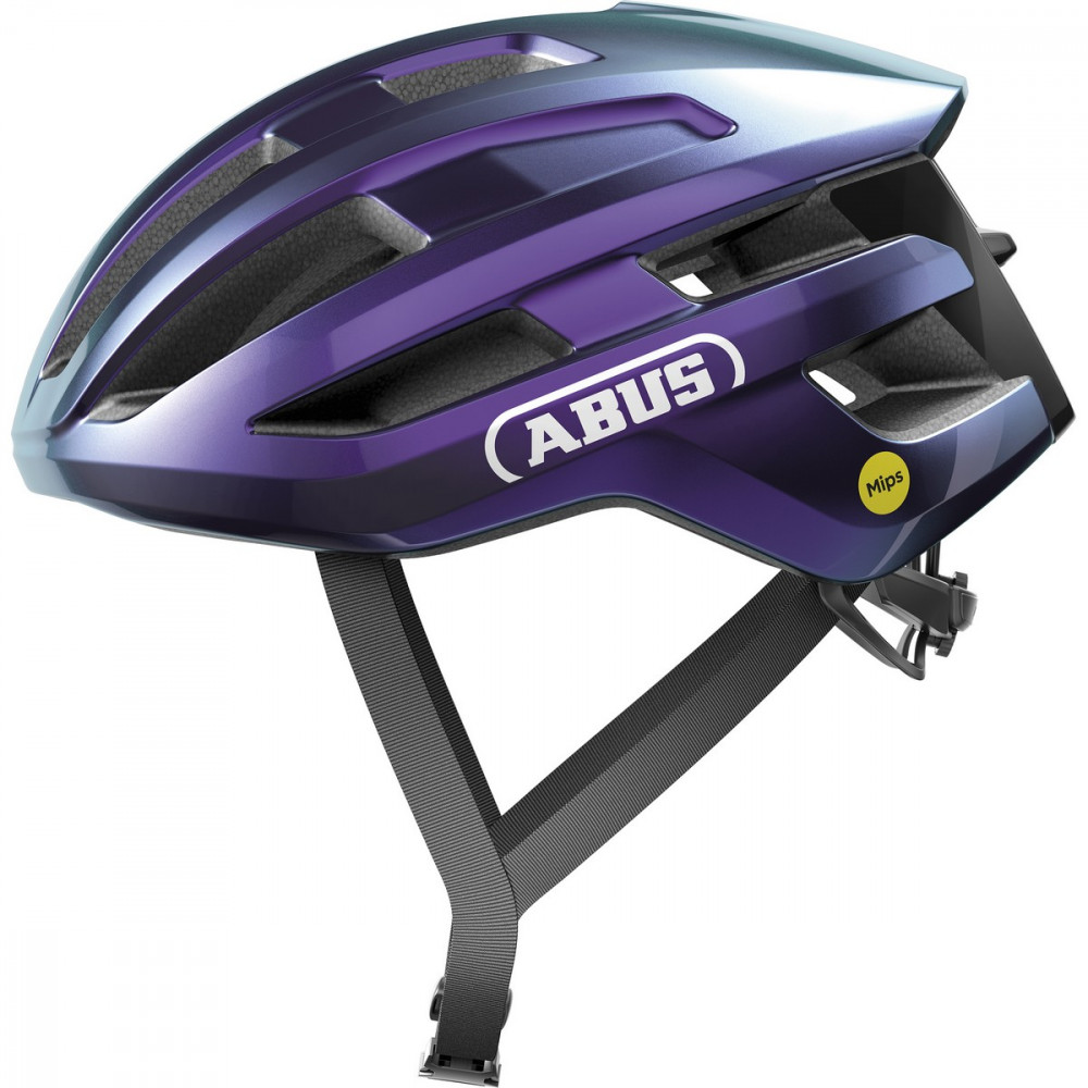 Image of ABUS kerékpáros sport sisak Powerdome MIPS, In-Mold, flip flop purple, S (51-55 cm)