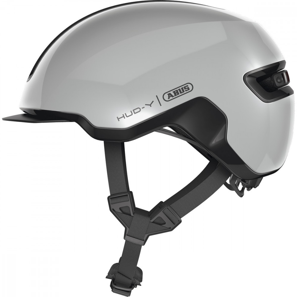 Image of ABUS kerékpáros városi sisak Hud-Y, In-Mold, race grey, S (51-55 cm)