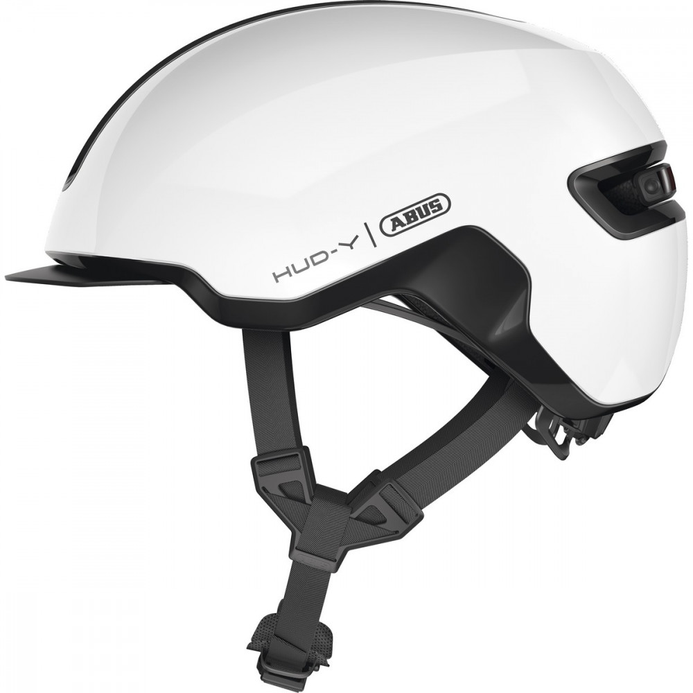 Image of ABUS kerékpáros városi sisak Hud-Y, In-Mold, shiny white, S (51-55 cm)