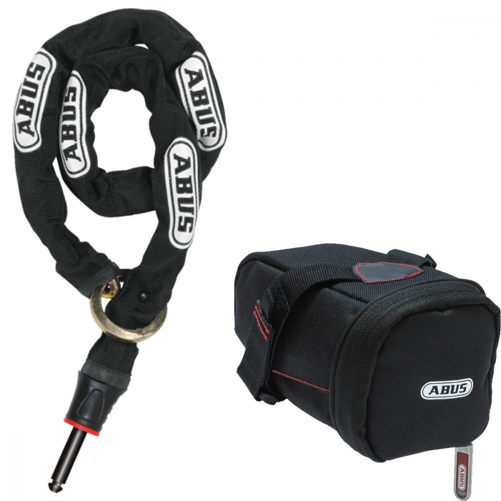 Image of ABUS kiegészítő lánc IvyTex ACH 2.0 Adaptor Chain 8KS/85 patkó lakathoz és Alarmbox 2.0-hoz + ST5950, fekete
