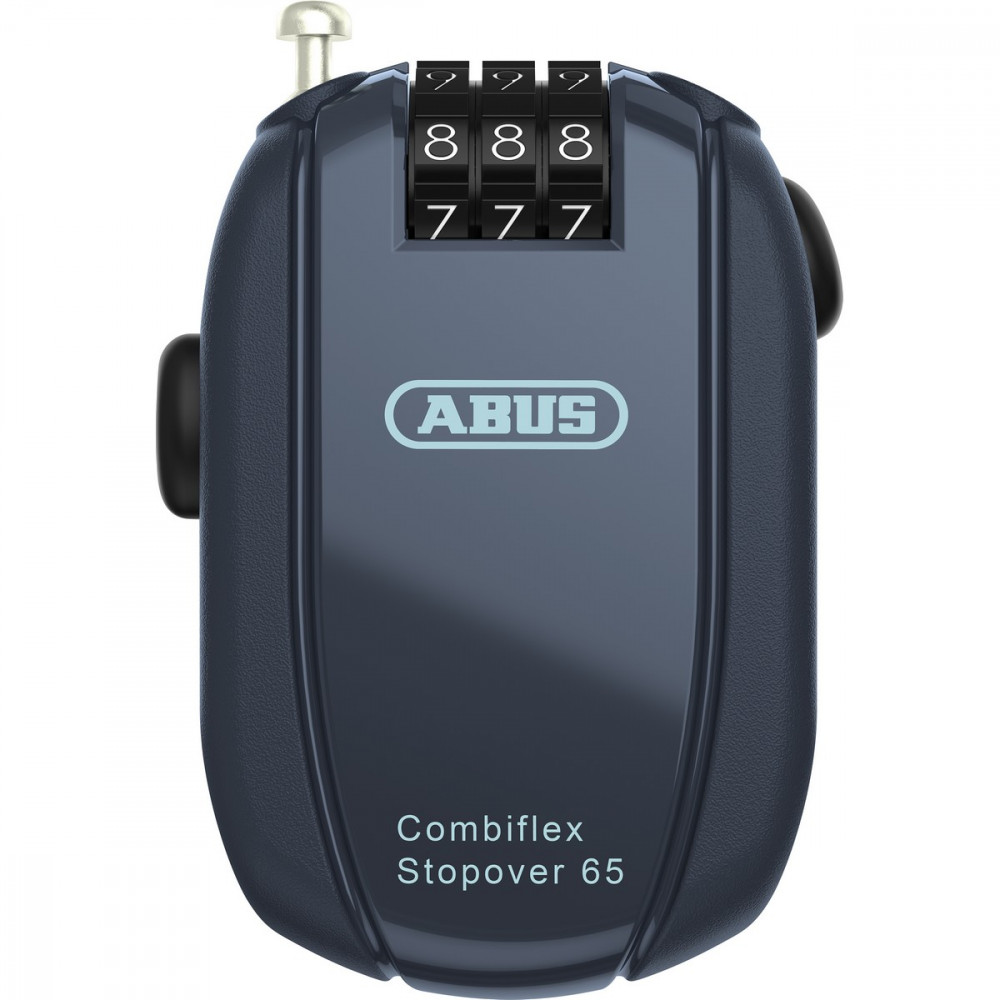Image of ABUS mini kábellakat számzárral Combiflex StopOver, 65 cm, éjkék