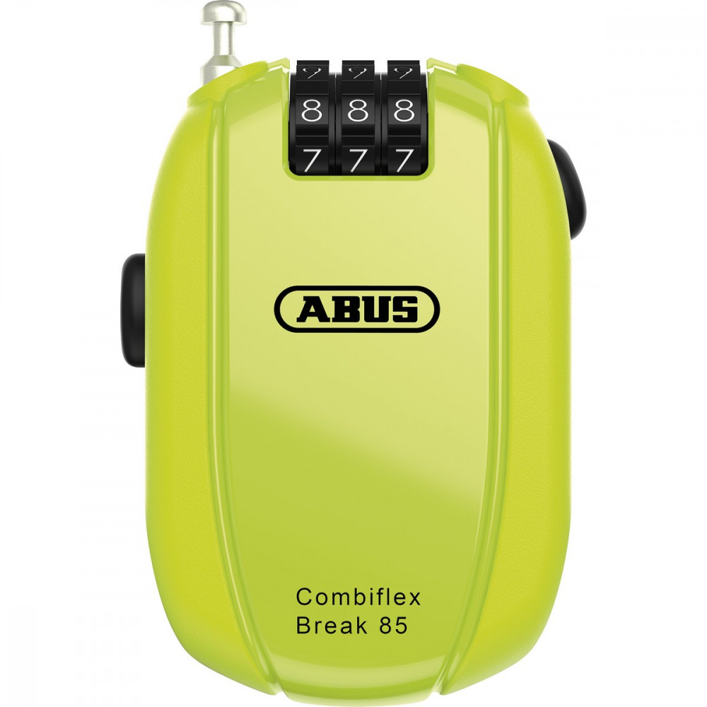 Image of ABUS mini kábellakat számzárral Combiflex Brake, 85 cm, neon