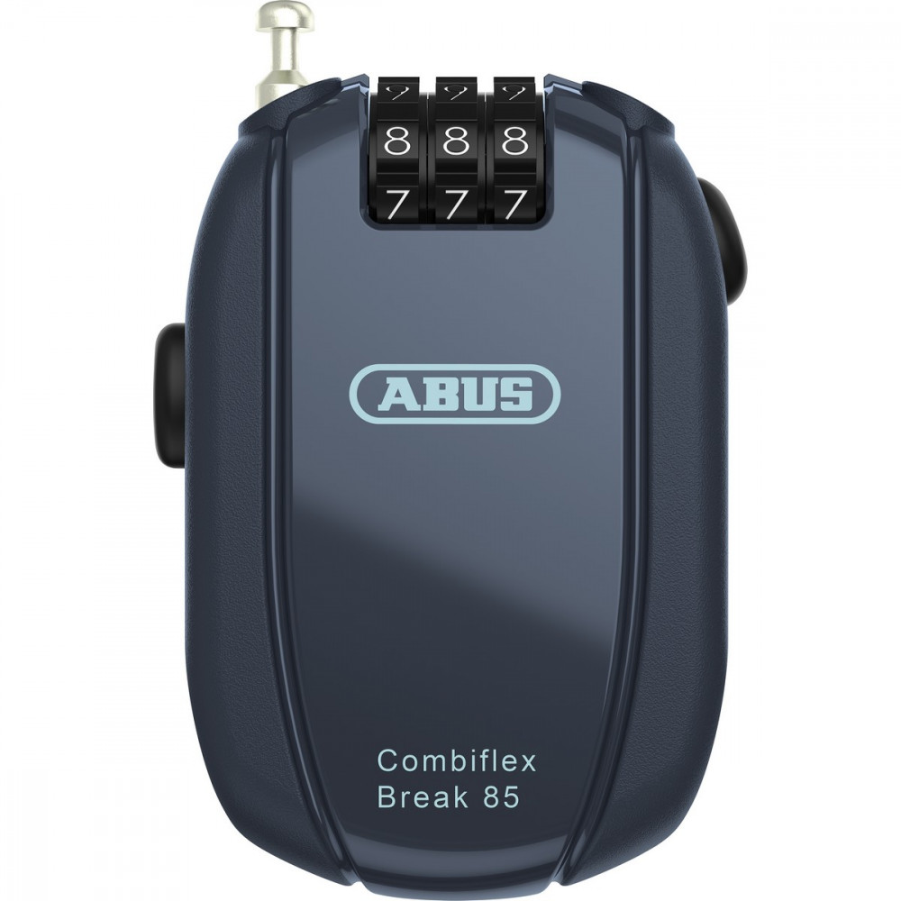 Image of ABUS mini kábellakat számzárral Combiflex Brake, 85 cm, éjkék