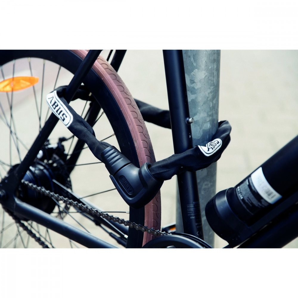 Image of ABUS láncos lakat Steel-O-Chain 9808K/85, XPlus zárszerkezettel, fekete