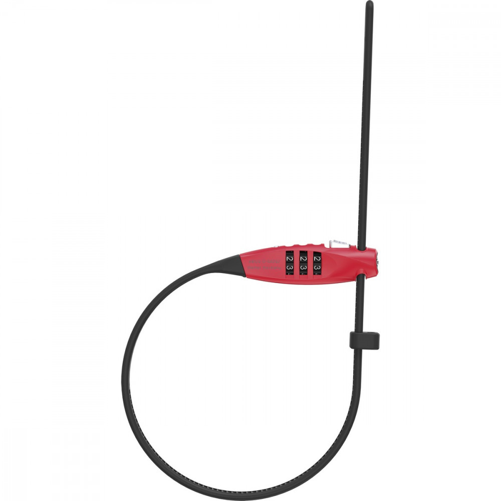 Image of ABUS mini kábellakat számzárral Combiflex TravelGuard, 45 cm, piros