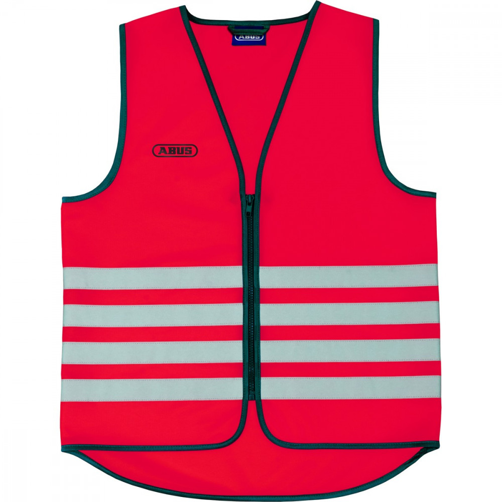 Image of ABUS Lumino biztonsági fényvisszaverős mellény, piros, XXXL