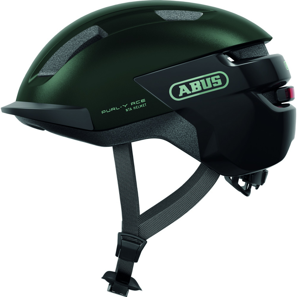 Image of ABUS kerékpáros városi sisak Purl-Y ACE, In-Mold, moss green L (57-61 cm)