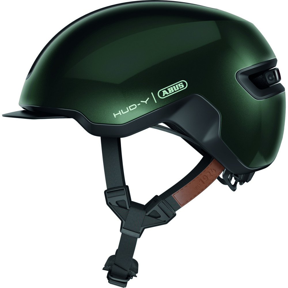 Image of ABUS kerékpáros városi sisak Hud-Y, In-Mold, moss green S (51-55 cm)