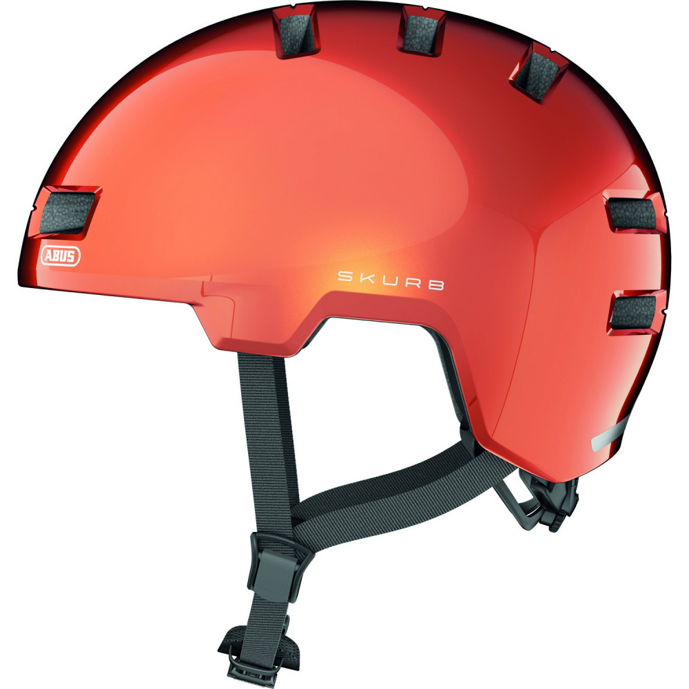 Image of ABUS kerékpáros városi sisak Skurb, ABS, goldfish orange, M (55-59 cm)
