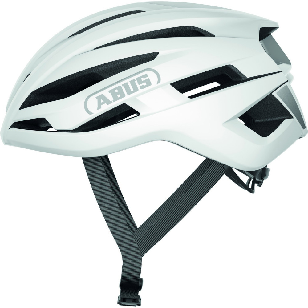 Image of ABUS kerékpáros sport sisak StormChaser ACE, In-Mold, polar white M (54-58 cm)
