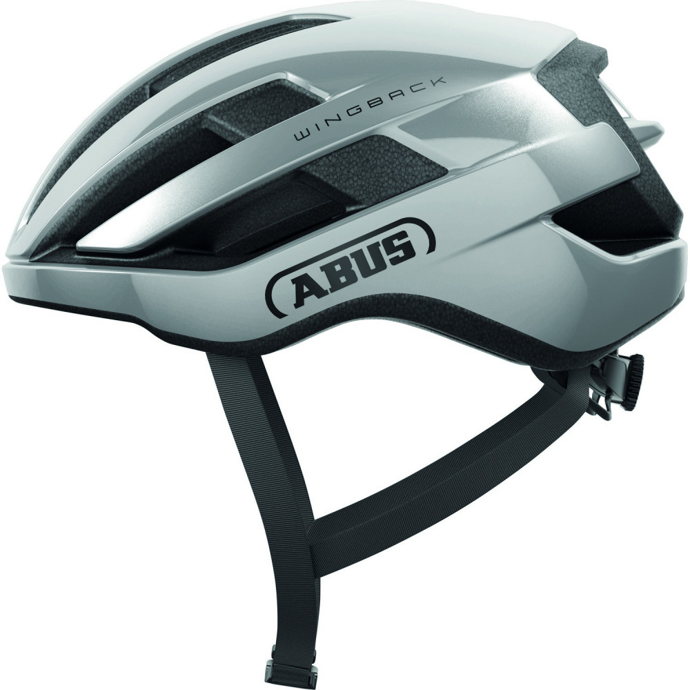 Image of ABUS kerékpáros sport sisak Wingback, In-Mold, gleam silver S (51-55 cm)