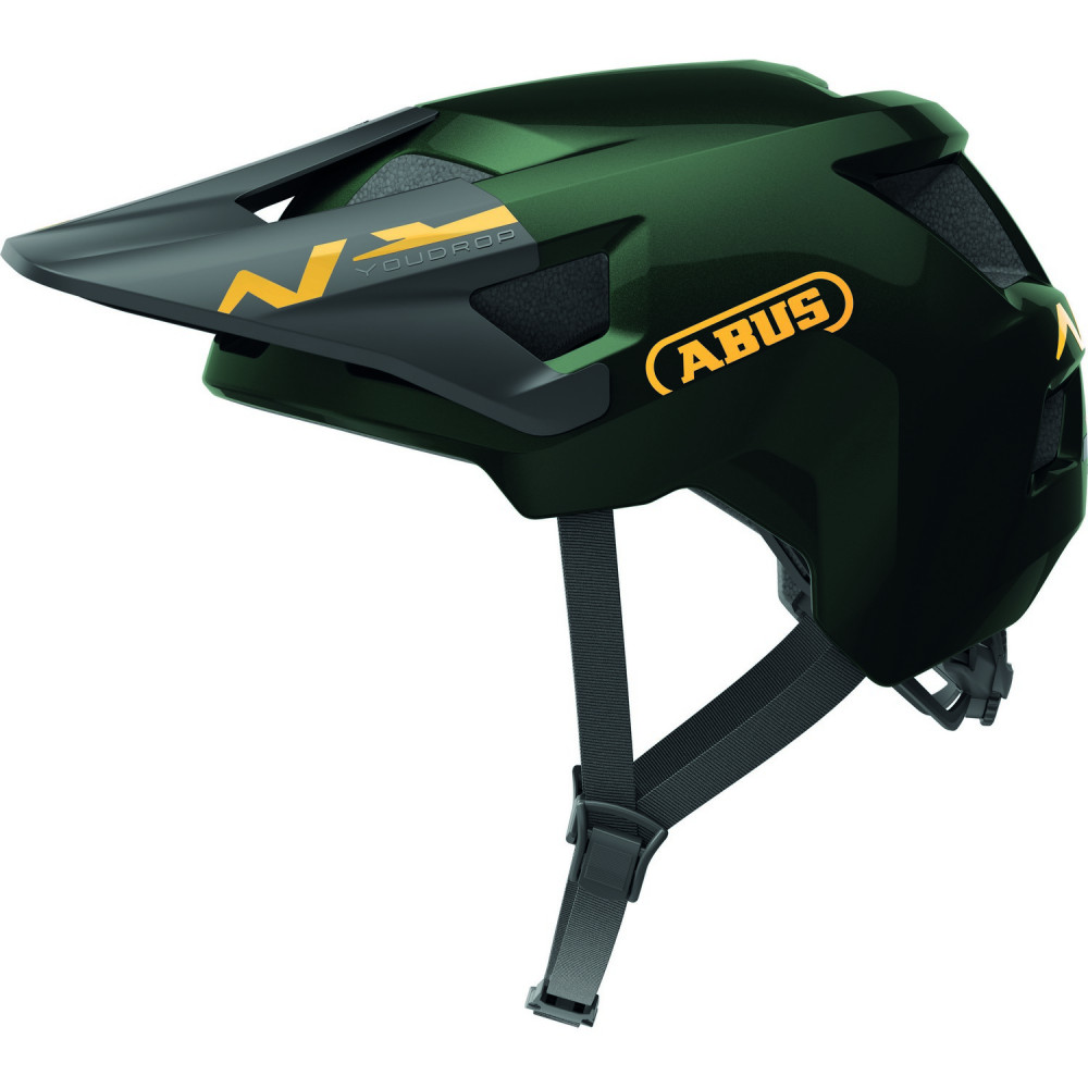 Image of ABUS kerékpáros gyerek sisak Youdrop FF, moss green S (48-55 cm)