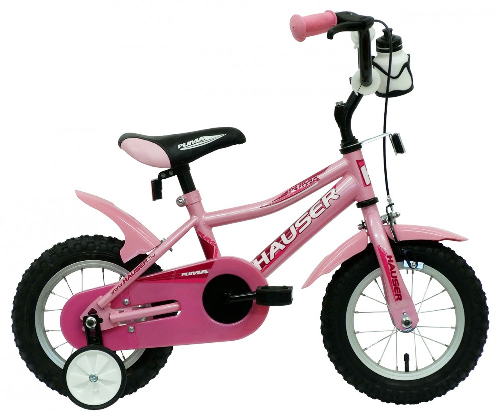 Hauser Puma gyerek bicikli 12" - Lány - Világos rózsaszín