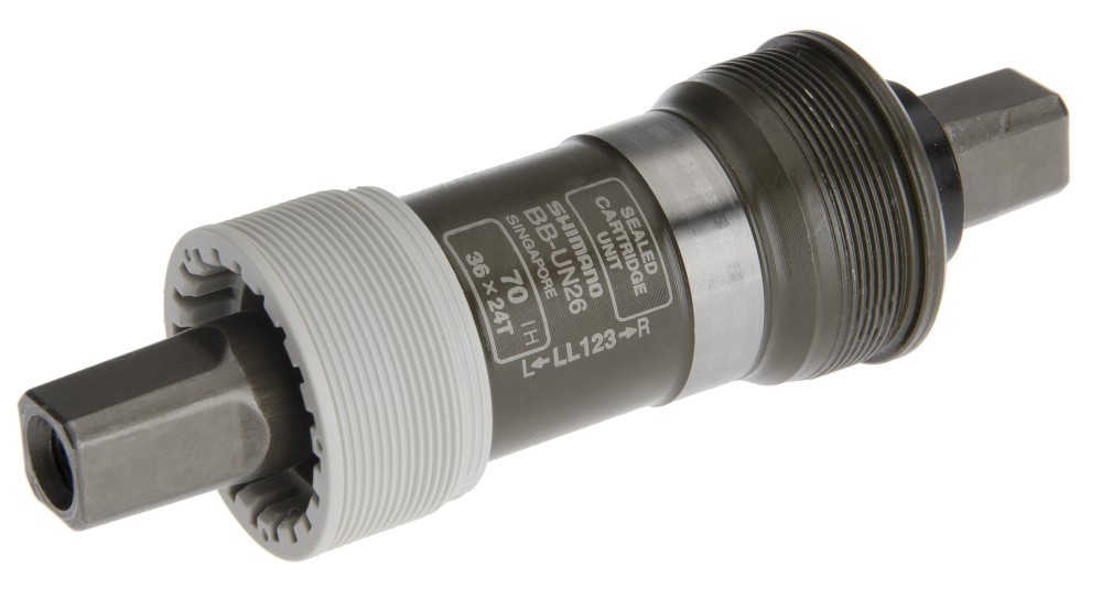 Shimano (BB-UN26) négyszögtengelyes monoblokk OLASZ - 70/123 Shimano (BB-UN26) négyszögtengelyes monoblokk OLASZ - 70/123