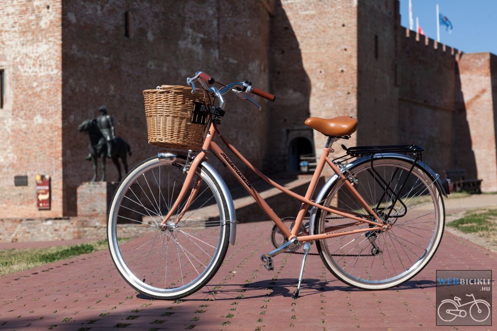 Mademoiselle női kerékpár 28" - 300 féle színben - 7 sebességes - Púder színben